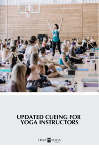 Updated cueing for yoga instructors